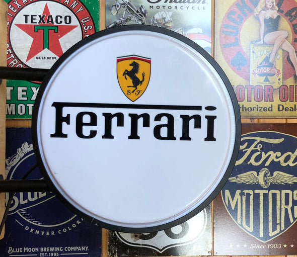 Ferrari 20" LED Fixed Flange Sign Design #F5084