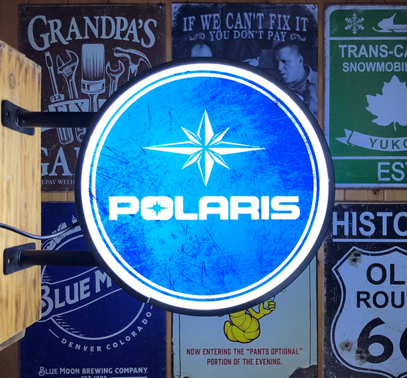 Polaris 20" LED Fixed Flange Sign Design #F5009