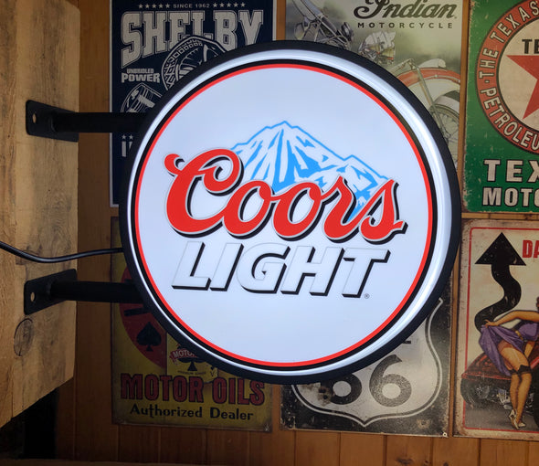 Coors Light 20" LED Fixed Flange Sign Design #F5155
