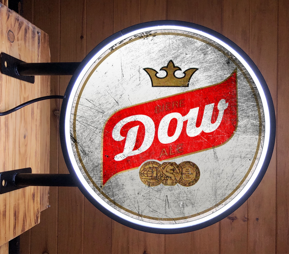 Dow Beer 20" LED Fixed Flange Sign Design #F5137