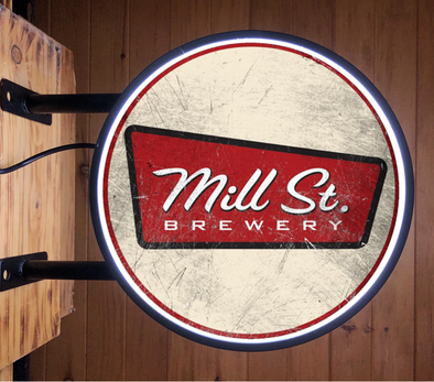 Mill St. Brewery 20" LED Fixed Flange Sign Design #F5149