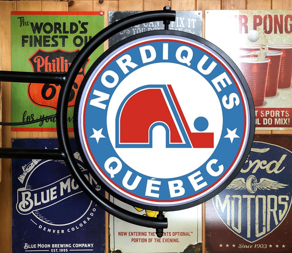 Quebec Nordiques 24” Pivoting Light Design #P5074