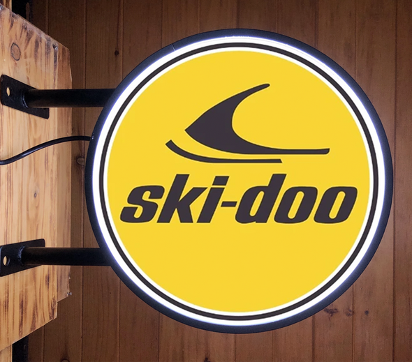 Ski-doo 20" LED Fixed Flange Sign Design #F5072
