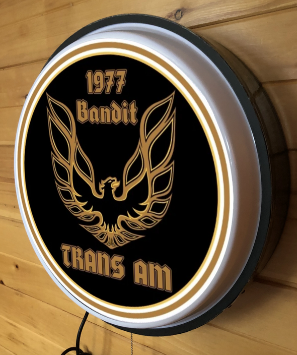 Trans Am Bandit 18" Backlit LED Button Sign Design #W5071