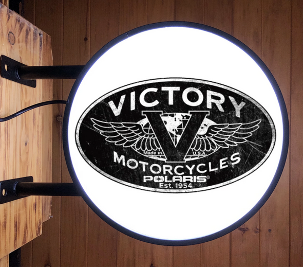 Victory 20" LED Fixed Flange Sign Design #F5058