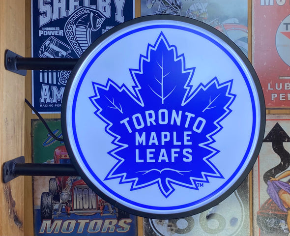 Toronto Maple Leafs Home And Away 20" LED Fixed Flange Sign Design #F7091