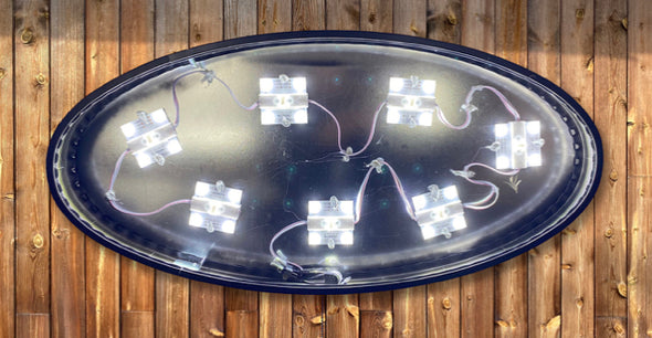 Peterbilt 32" Backlit LED Oval Sign Design #V7133