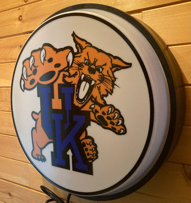 Kentucky Wildcats 18” Backlit LED Button Sign Design #W7075
