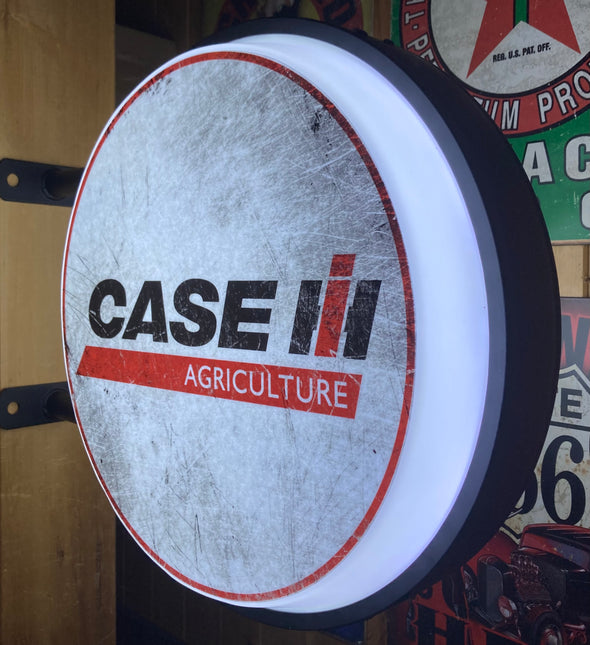 Case Agriculture 20" LED Fixed Flange Sign Design #F5134