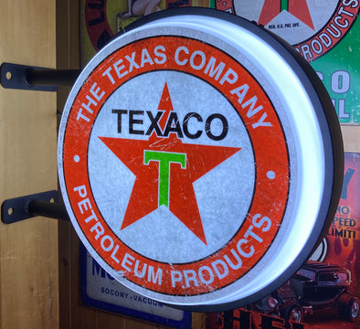 Texaco 20" LED Fixed Flange Sign Design #F5008