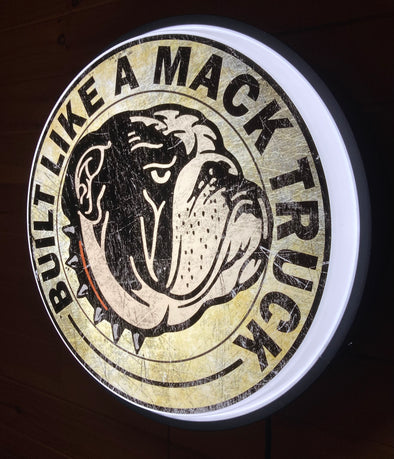 Built Like A Mack Custom Designed 18” Backlit Button Sign