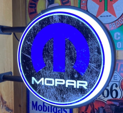 Mopar 20" LED Fixed Flange Sign Design #F7079
