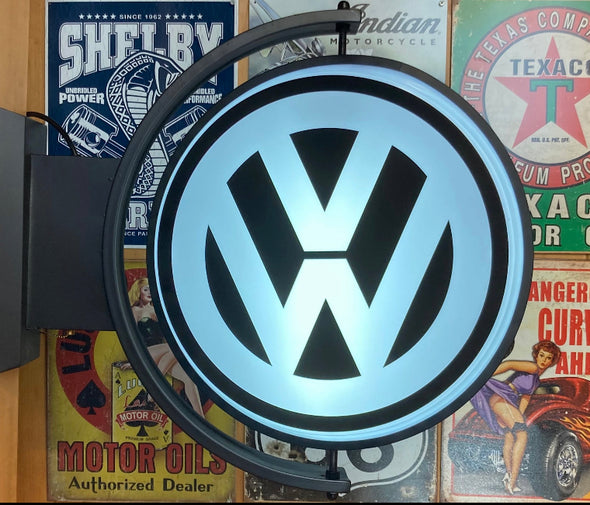 Volkswagen 24" Rotating LED Lighted Sign Design #S5081