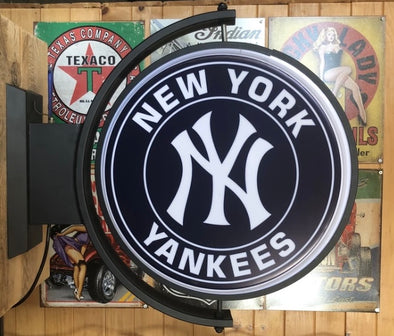 New York Yankees 24" Rotating LED Lighted Sign Design #S5147
