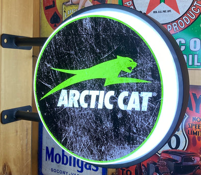 Arctic Cat 20" LED Fixed Flange Sign Design #F5025