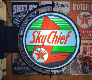 Sky Chief 24” Rotating LED Lighted Sign Design #S7093