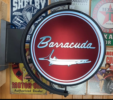 Barracuda 24" Rotating LED Lighted Sign Design #S7020