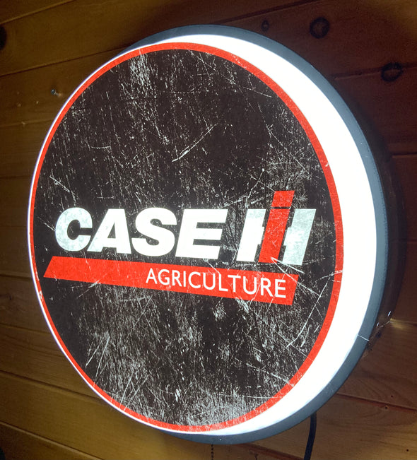 Case Agriculture 18" Backlit LED Button Sign Design #W7098