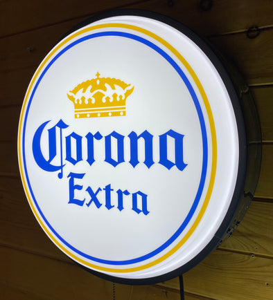 Corona 18" Backlit LED Button Sign Design #W5077