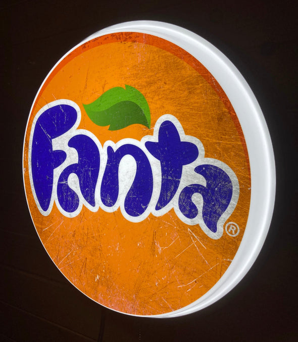 Fanta 18" Backlit LED Button Sign Design #W7087