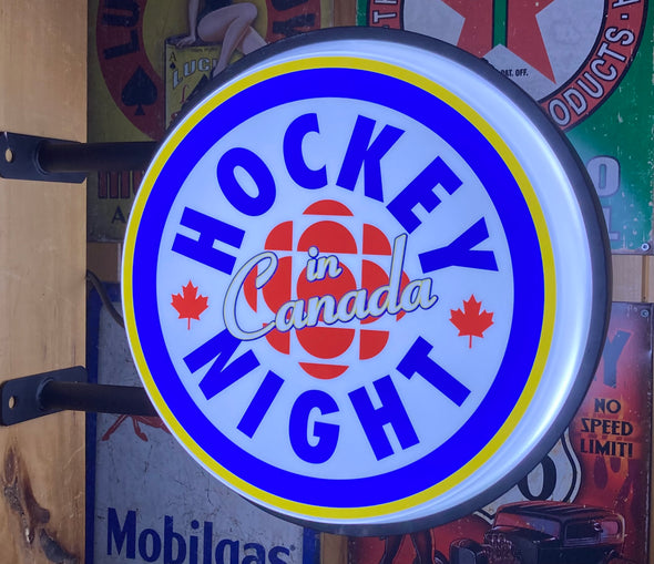 Hockey Night In Canada 20" LED Fixed Flange Sign Design #F7011