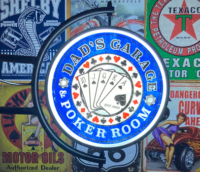 Dads Garage & Poker Room Custom Design