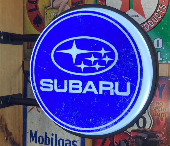 Subaru 20" LED Fixed Flange Sign Design #F7076