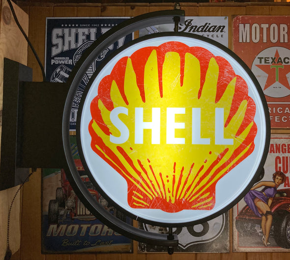 Shell 24" Rotating LED Lighted Sign Design #S5011