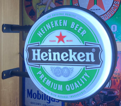 Heineken 20” LED Fixed Flange Sign Design #F5087