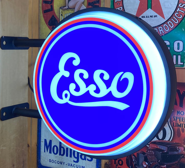 Esso 20" LED Fixed Flange Sign Design #F5054