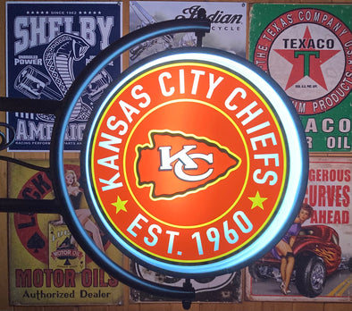 Kansas City Chiefs 24" Pivoting Light Design #P7056