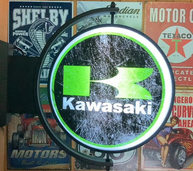 Kawasaki 24” Rotating LED Lighted Sign Design #S5011